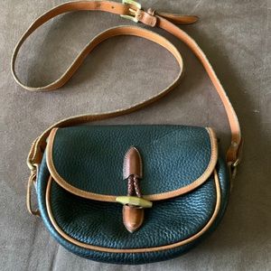 Dooney and Bourke vintage saddle crossbody bag
